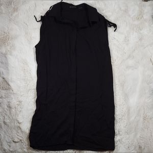 All Saints Black Shirt Dress